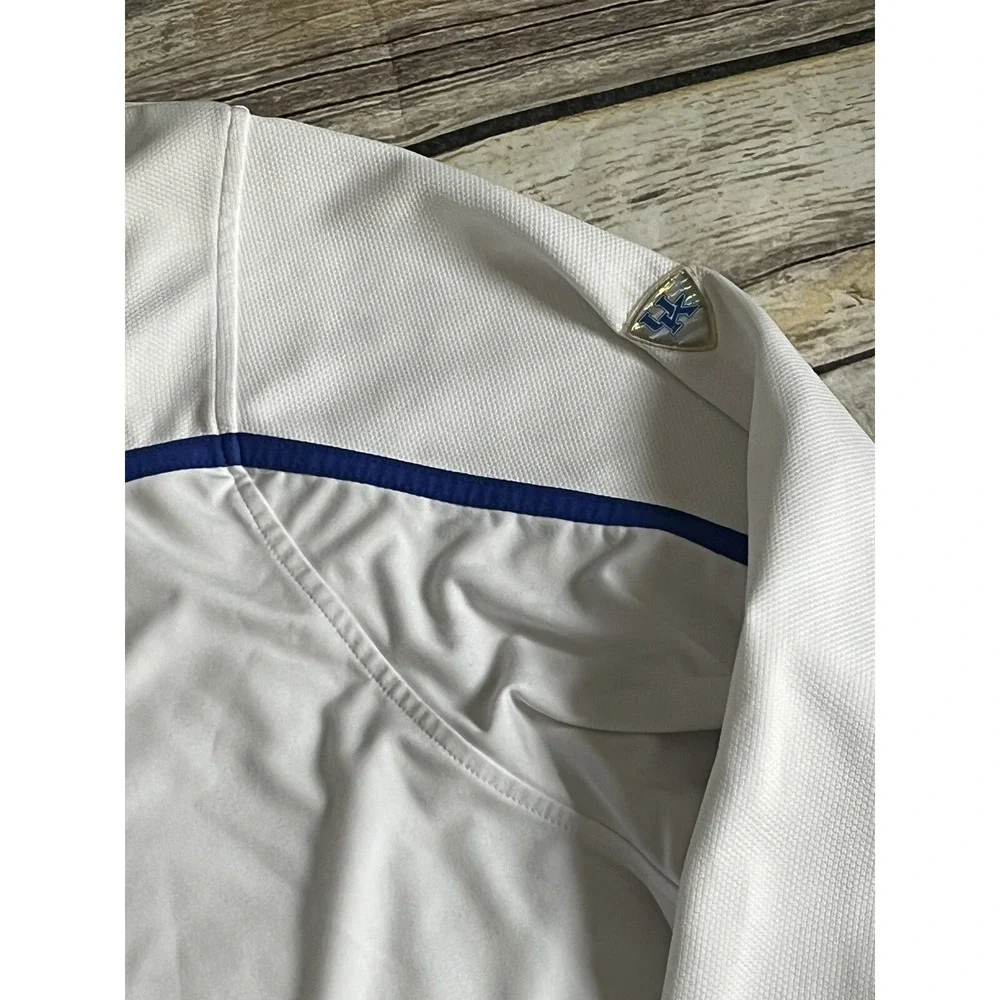 NIKE‎ Dri-Fit Half-Zip Long Sleeve Pullover Top Shirt Men's Size XXL White